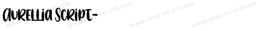 Aurellia Script字体转换